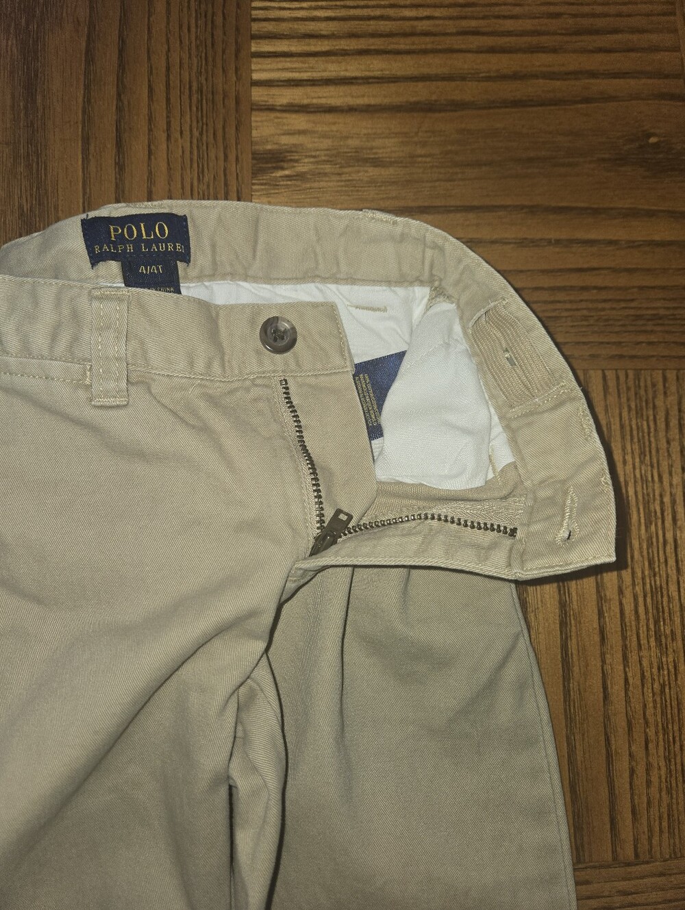 NWOT Polo Ralph Lauren Boys Twill Chino Pants Size 4T - Picture 6 of 6